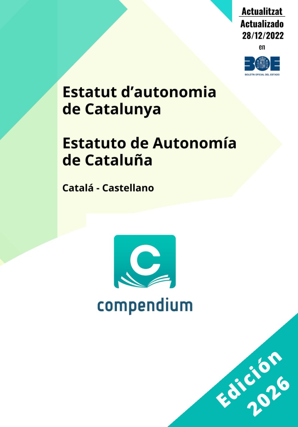 Libro: Estatut d’autonomia de Catalunya: Estatuto de Autonomía de Cataluña (Spanish Edition)