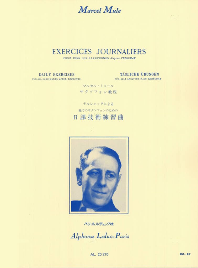 Libro: Mule: exercices journaliers d'apres terschack tous saxophones
