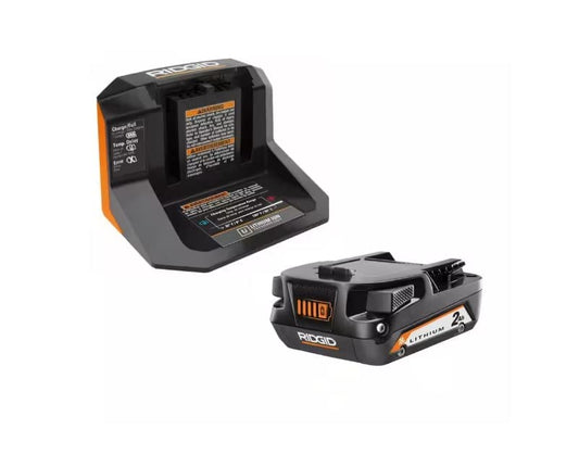 Kit-de-arranque-de-batería-de-iones-de-litio-RIDGID-de-18-V-y-2,0-Ah