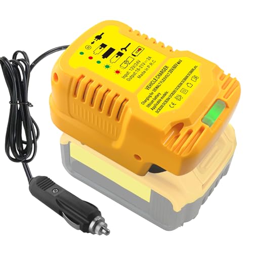 Cargador-de-coche-TPDL-DCB112-de-repuesto-para-batería-Dewalt-de-20-V.-Cargador-de-coche-portátil-y-rápido-para-Dewalt-de-20-V/60-V.-Enchufe-para-encendedor-de-cigarrillos.-Tamaño-1/2-para-DCB112-(solo-para-batería-de-20-V/60-V).