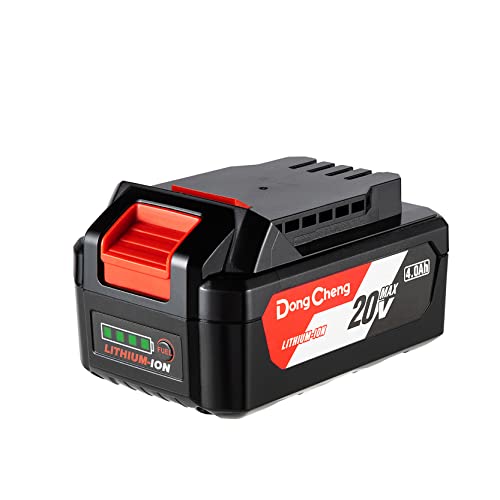 Batería-de-iones-de-litio-Dong-Cheng-de-18-V-(20-V-máx.)-y-4,0-Ah-para-herramientas-eléctricas,-modelo-n.°-FFBL2040