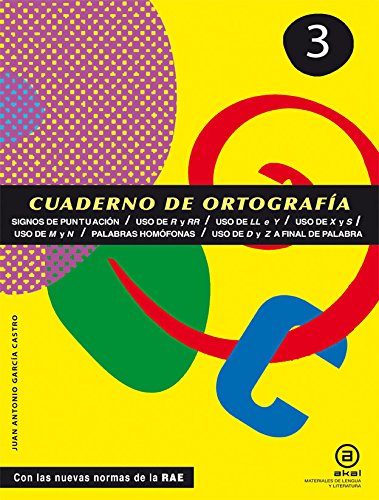 Libro: Cuadernos de ortografía 3