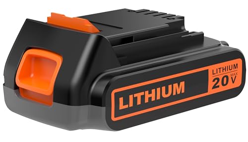 Batería-BULL-TECH-20-V-MAX-2.0-Ah-para-Black-&-Decker,-compatible-con-todas-las-herramientas-Power+-de-20-V-de-Black-&-Decker