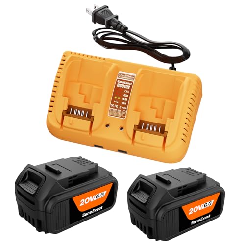 Paquete-de-2-baterías-de-20-V-y-6-Ah-para-Dewalt-20-V-Max-y-2-puertos-para-cargador-de-batería-Dewalt.-Kit-combinado-de-carga-de-repuesto-compatible-con-baterías-y-herramientas-eléctricas-OEM-de-20-V.