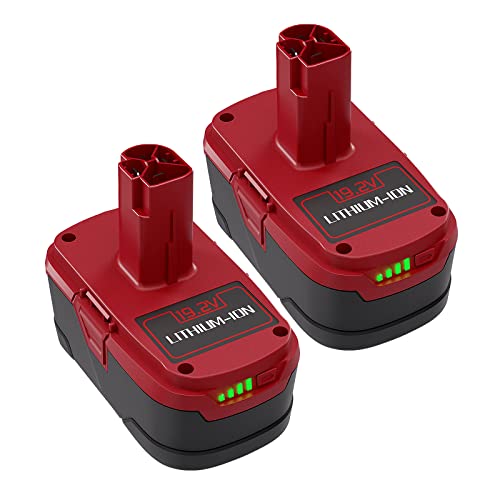 Batería-de-repuesto-mejorada-de-7,0-Ah-para-Craftsman-de-19,2-voltios,-de-iones-de-litio-C3,-compatible-con-DieHard-de-19,2-V:-130279005,-11375,-11376,-120235021,-1323517,-315.113753,-1323903,-130211004,-11045,-315.115410-(2-unidades)