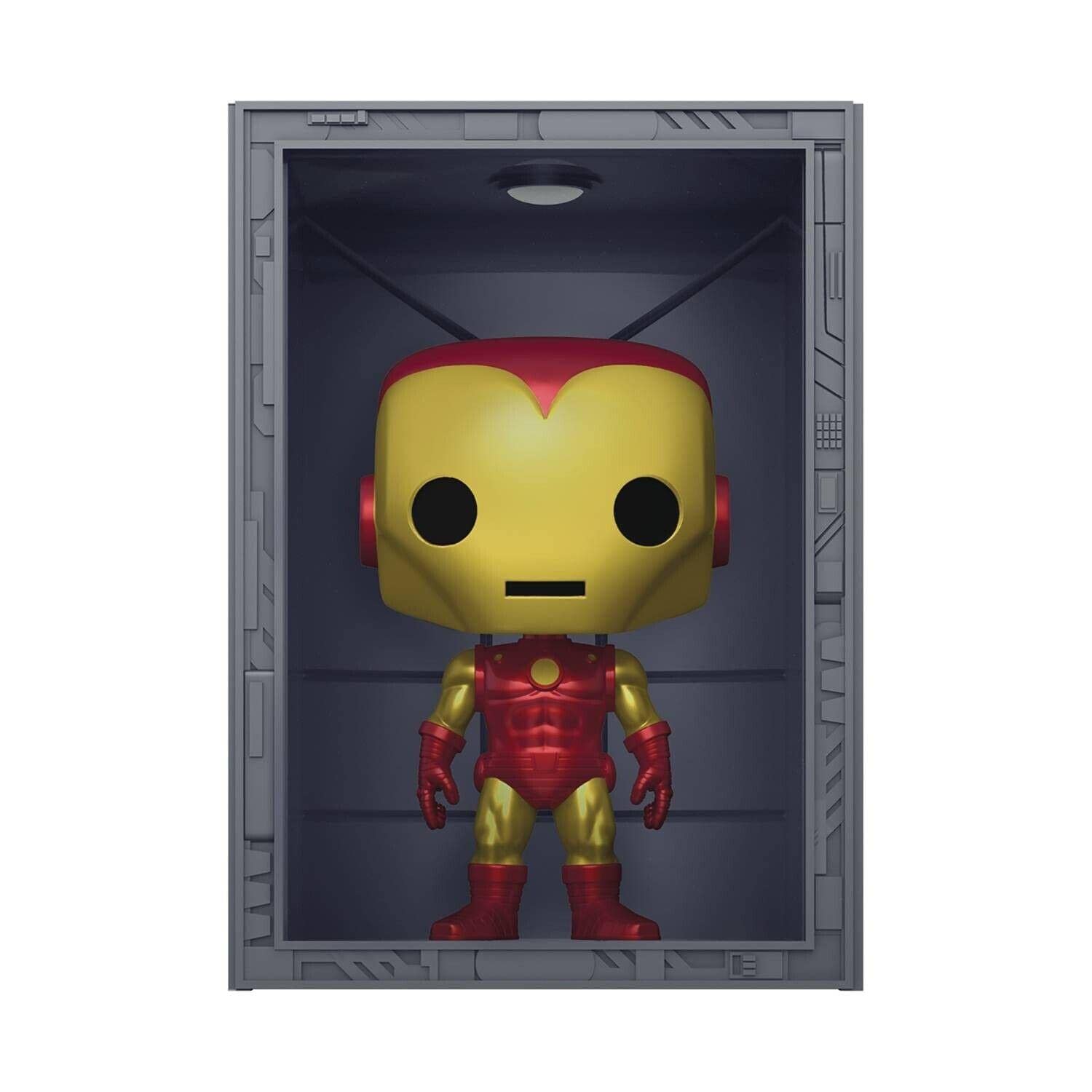Funko Pop! Marvel Hall of Armor: Iron Man Model 4 Exclusivo Deluxe Figura de Vinilo #1036