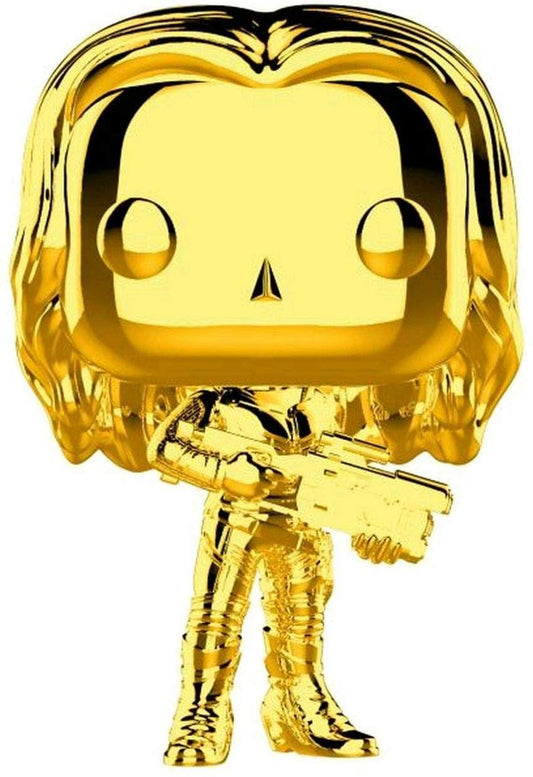 Funko Pop Marvel: Marvel Studios 10 - Gamora (Dorado Chrome) Collectible Figura, Multicolor