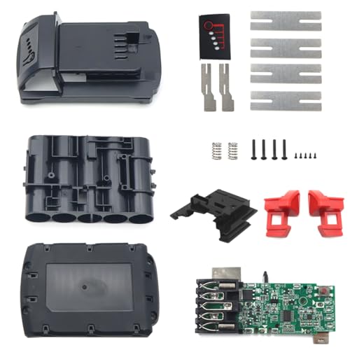 Kit-de-reparación-de-carcasa-de-batería-compatible-con-Milwaukee-M18-48-11-1820,-48-11-1815-y-48-11-1811.-Reparación-de-batería-rota-18650-de-5-celdas-y-3-Ah.-Reemplazo-de-carcasa-de-plástico-con-placa-de-circuito-de-protección.