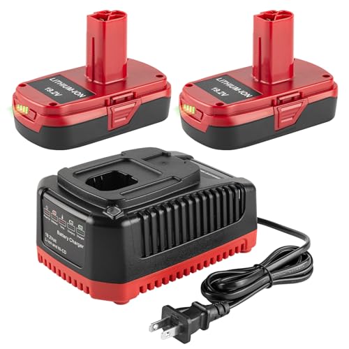 Kit-de-2-baterías-de-repuesto-y-cargador-de-19,2-V-y-4,0-Ah-para-batería-de-litio-Craftsman-de-19,2-V-C3-XCP-130279005-1323903-130211004.-Compatible-con-el-cargador-de-batería-Craftsman-de-19,2-V.