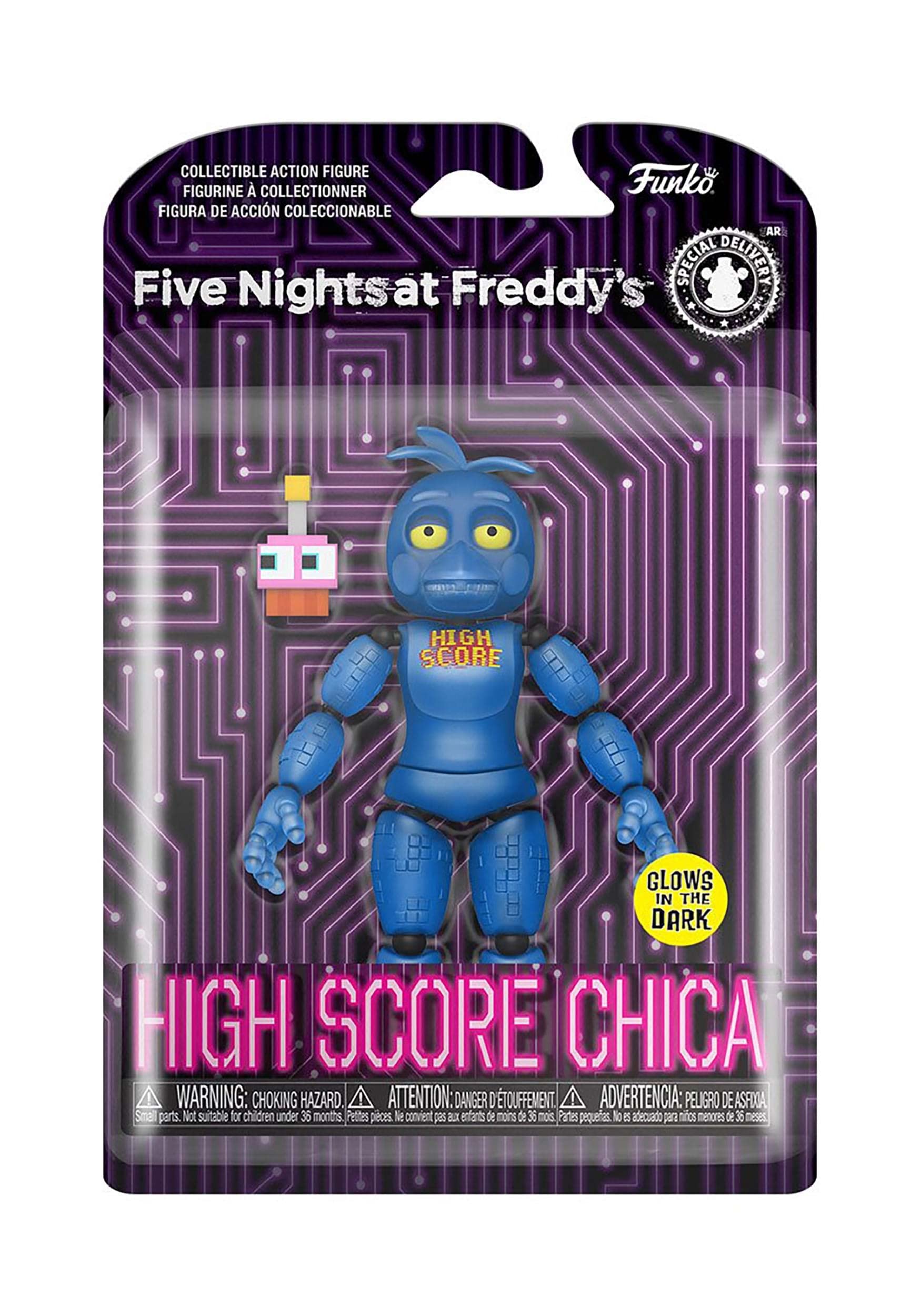 Funko Pop! Figura de Acción: Five Nights at Freddy's - High Score Chica (Brilla en la Oscuridad)