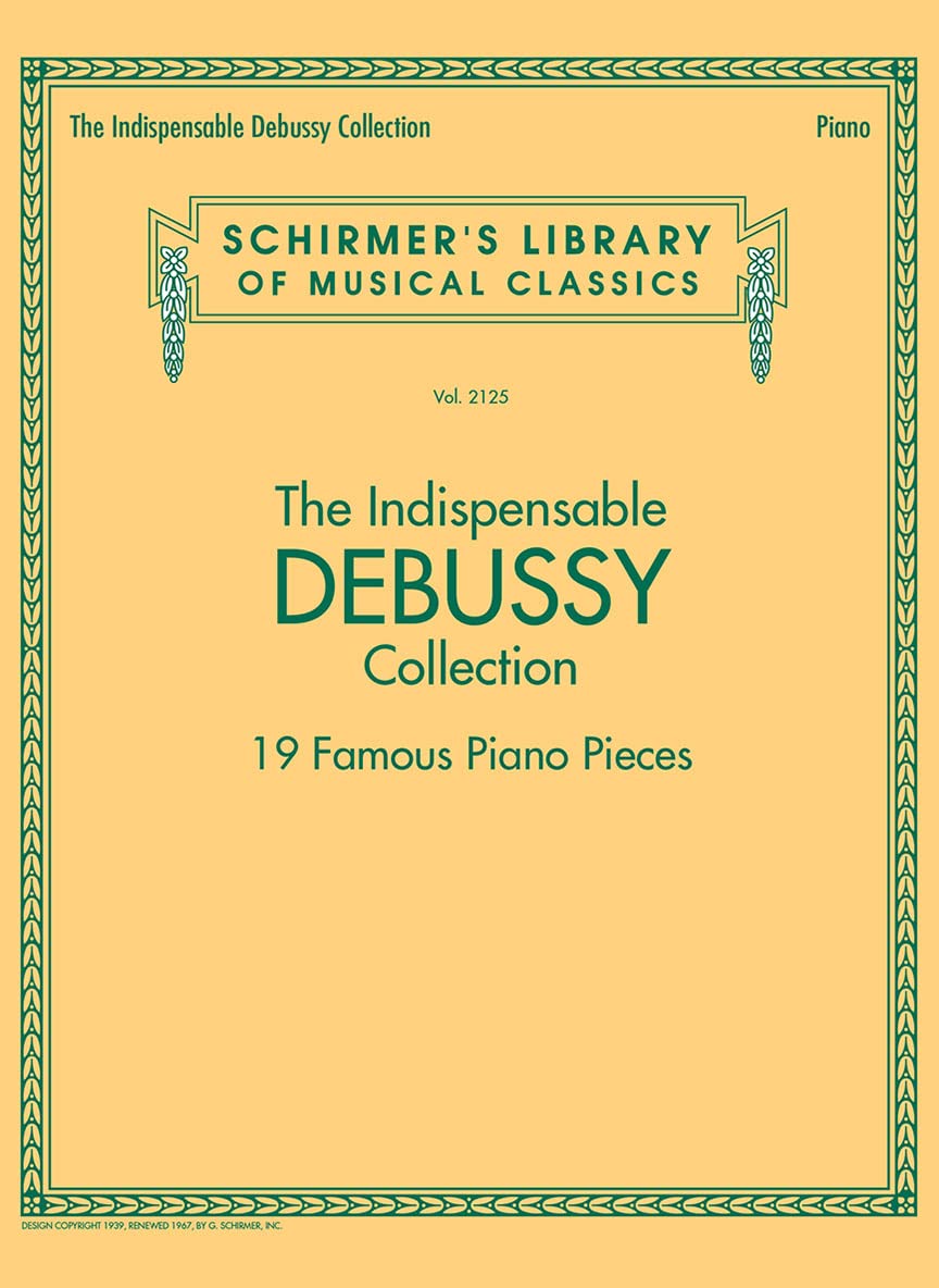 Libro: The Indispensable Debussy Collection: 19 Famous Piano Pieces: 2125