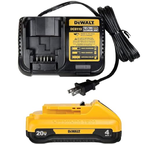Batería-DEWALT-20V-MAX*,-kit-de-inicio-compacto,-4.0-Ah-(DCB240C)