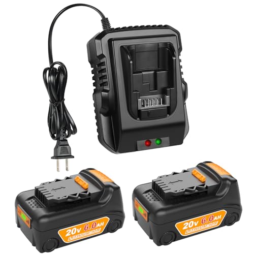 Batería-de-repuesto-de-20-V-y-6-Ah-para-Dewalt-(2-unidades,-20-V,-con-cargador-DCB112-de-12-V/20-V,-color-negro)