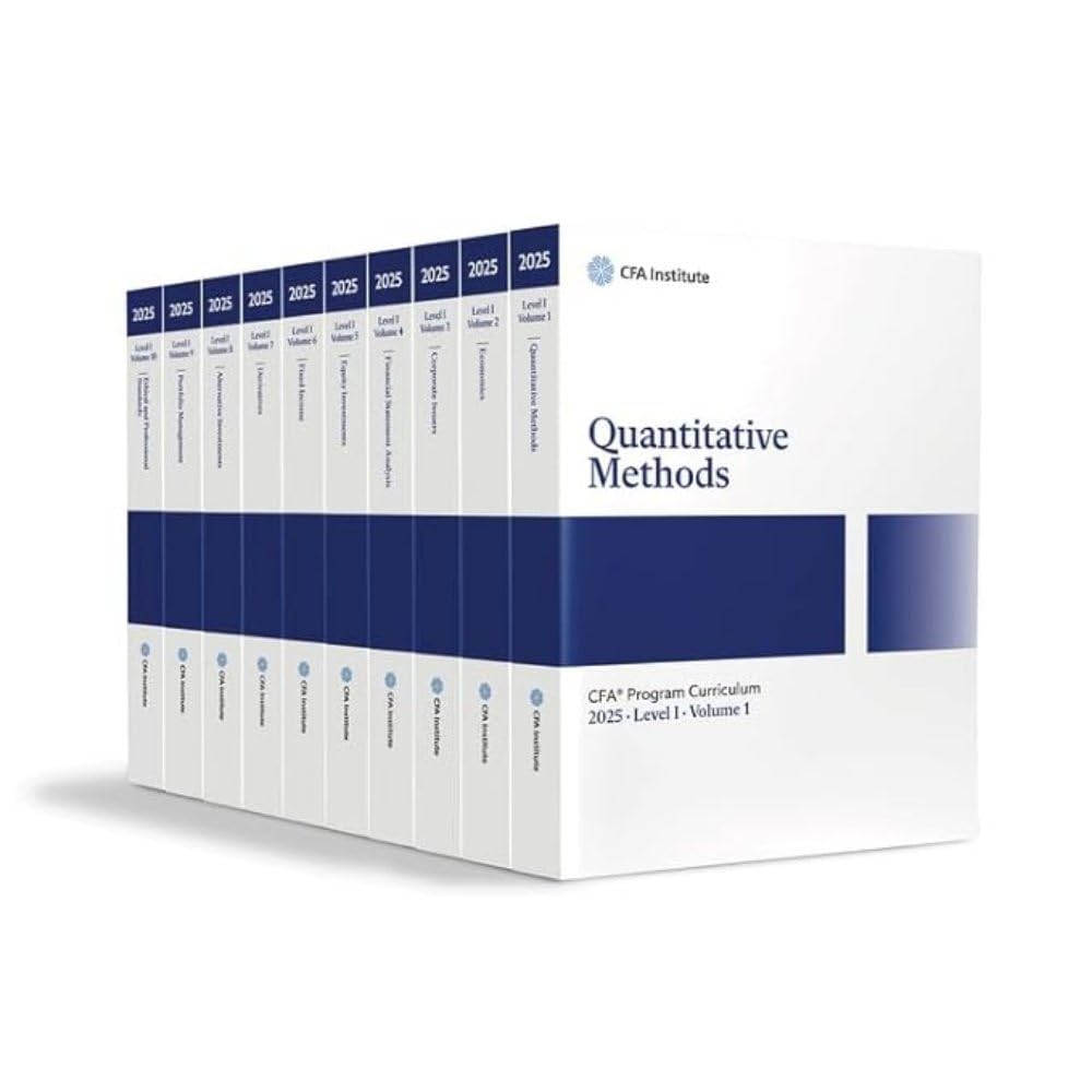 Libro: 2025 CFA Program Curriculum Level I Box Set