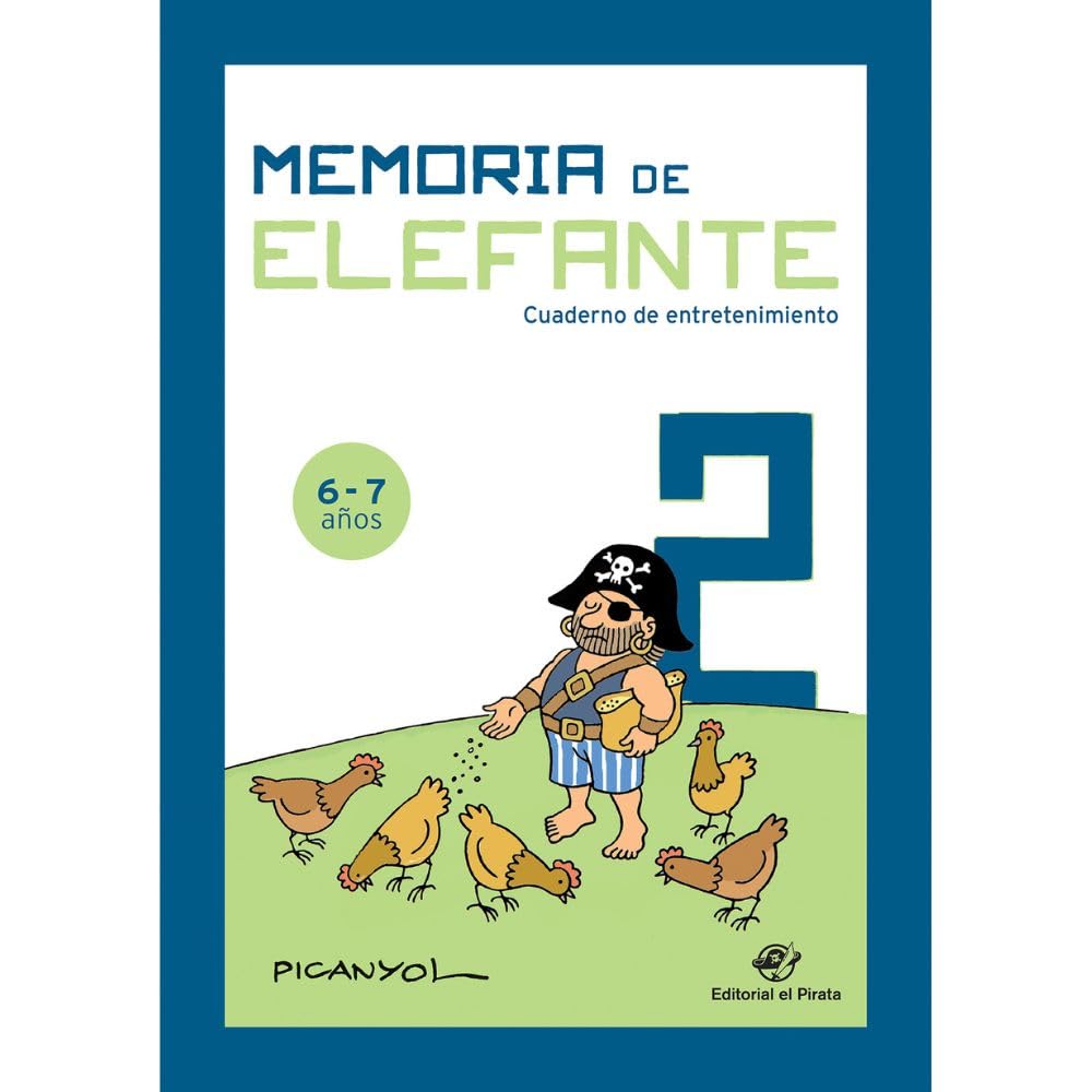 Libro: Memoria de elefante: Cuaderno de vacaciones para Segundo De Primaria: Juegos para 6 y 7 años: segundo de primaria - Cuadernillo de actividades: 2 (Cuaderno de vacaciones)