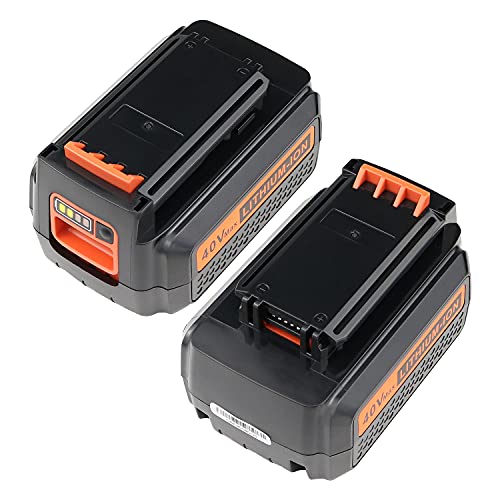 Batería-de-litio-Powerost-LBX2040-de-40-V:-repuesto-para-Black-and-Decker-40-Volt-MAX-LBXR2036-LBXR36-LBX1540-LBX2540,-compatible-con-cargador-de-36-V-(paquete-de-2)