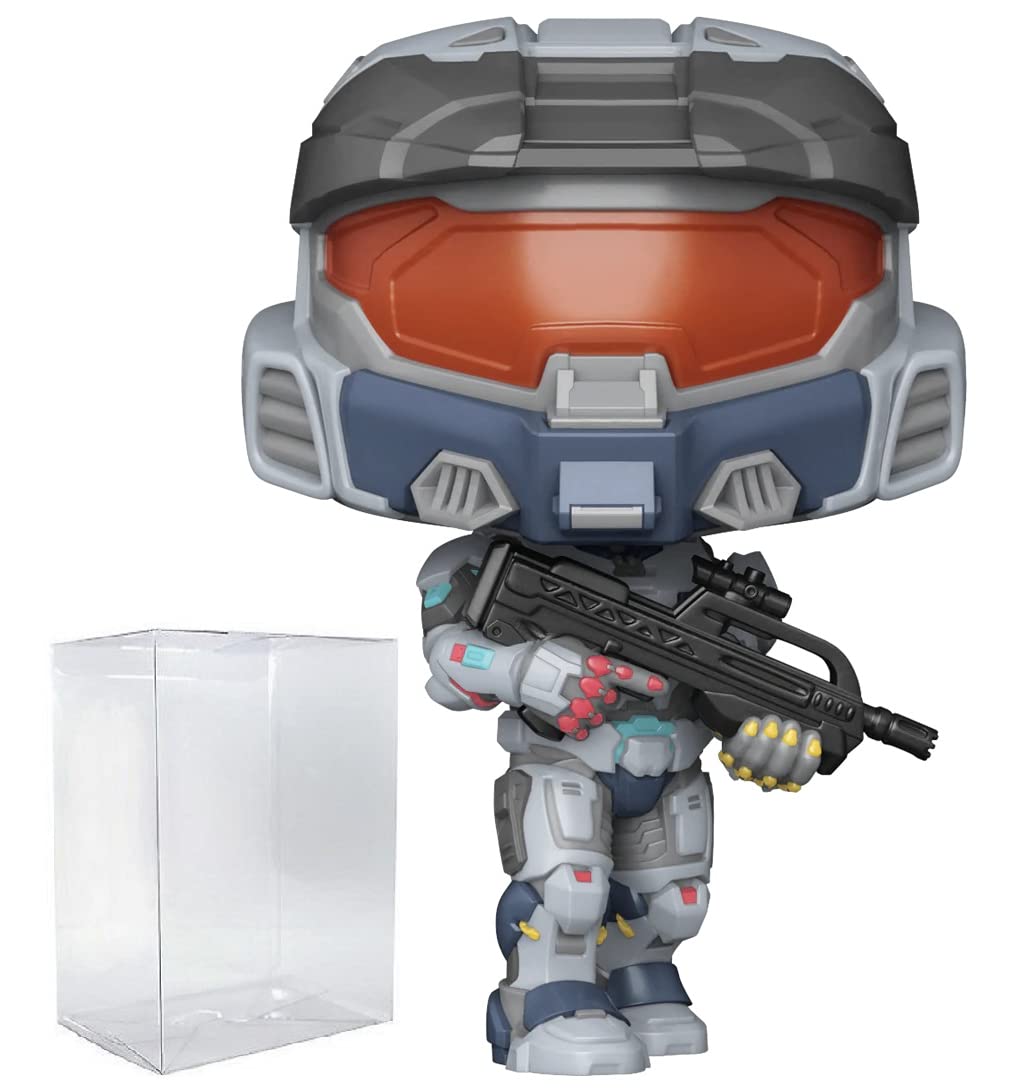 Funko Pop: POP Halo Infinite - Spartan Mark VII with BR75 Specialty Series Funko Figura de Vinilo (Bundled with Compatible Box Protector Case)