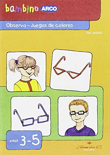 Libro: BAMBINO ARCO. Observa. Juegos de colores