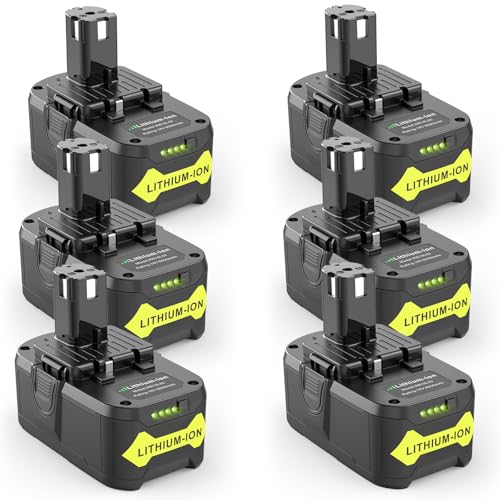 Batería-de-litio-de-repuesto-Stairlie-de-6,0-Ah-y-18-V-para-herramientas-inalámbricas-RYOBI-RB18L50,-P108,-P102-y-P104-de-alta-capacidad-con-indicador-LED