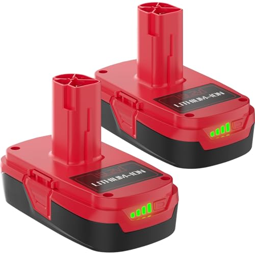 Baterías-POWTREE-C3-mejoradas-de-3500-mAh-(paquete-de-2)-compatibles-con-Craftsman-de-19,2-voltios,-iones-de-litio-XCP-DieHard-315.115410,-315.11485,-130279005,-1323903,-120235021,-11375-y-11376