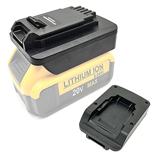 Adaptador-de-batería-XFYBZN-para-baterías-de-iones-de-litio-DeWalt-MAX-XR-de-20-V-a-Black+Decker-LBXR20-LB20-LBX20-de-20-V,-Porter-Cable-PCC685L-PCC682L-de-20-V-y-adaptador-para-herramientas-inalámbricas-Stanley-de-18-V.