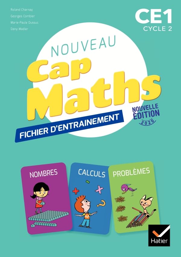 Libro: Cap Maths CE1 Éd. 2020 - Fichier + Cahier de Géométrie + livret de problèmes