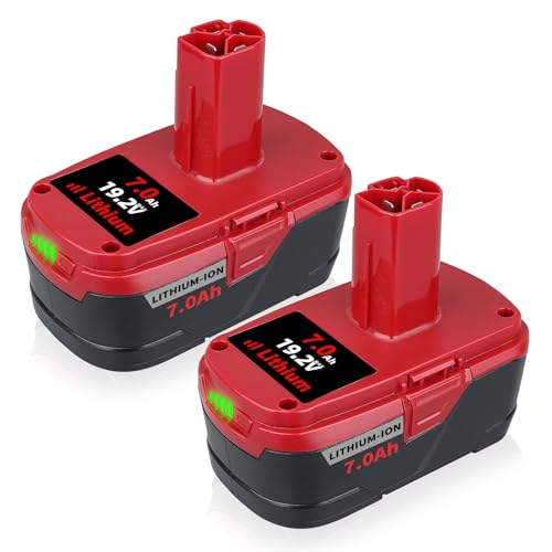 Batería-de-repuesto-VANTTECH-Diehard-C3-de-19,2-V-y-7,0-Ah-para-Craftsman-(Paquete-de-2)-Baterías-para-herramientas-eléctricas-inalámbricas-XCP-130279005-1323903-130211004-11375-11376-11045-315.115410-315.11485