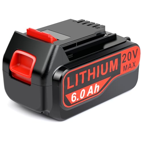 Batería-de-repuesto-Djsanu-de-alta-capacidad-de-20-V-máx.-6000-mAh-para-Black-&-Decker-de-20-V,-compatible-con-Black-&-Decker-LBXR20-LBXR2020-de-20-voltios-y-herramientas-eléctricas-como-desbrozadora,-taladro-y-soplador-de-hojas.