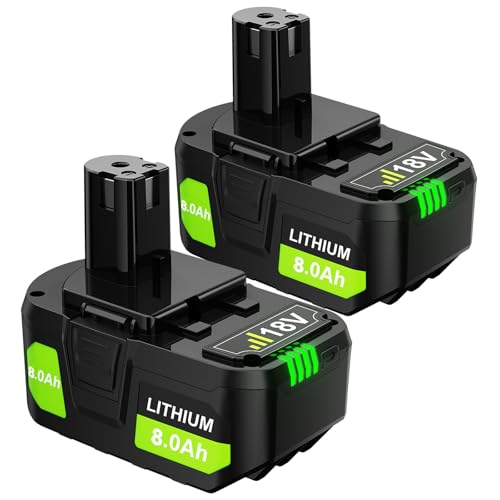 Paquete-de-2-baterías-de-litio-de-repuesto-mejoradas-de-8,0-Ah-para-Ryobi-de-18-V,-compatibles-con-Ryobi-ONE+-Plus-de-18-V,-PBP005,-PBP004,-PBP003,-PBP002,-P102,-P103,-P104,-P105,-P107,-P108,-P109-y-P190,-herramientas-eléctricas-inalámbricas.