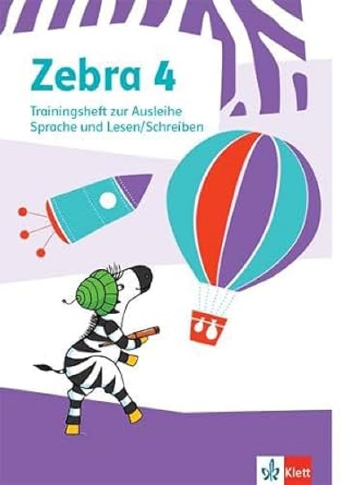 Libro: Zebra 4. Trainingsheft zur Ausleihe. Sprache und Lesen/Schreiben Klasse 4