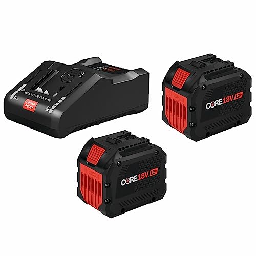 Kit-de-inicio-Bosch-GXS18V-18N27-de-18-V-con-(2)-baterías-CORE18V®-de-alta-potencia-de-12-Ah-y-(1)-turbocargador-de-batería-de-iones-de-litio-GAL18V-160C-de-18-V