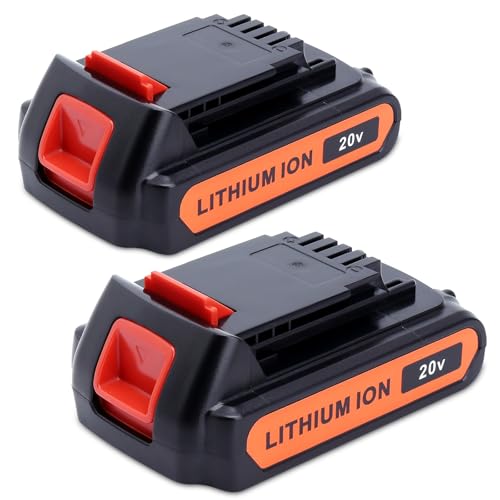 Paquete-de-2-baterías-LBXR20-de-20-V-y-4,0-Ah,-compatibles-con-Black-&-Decker,-batería-de-litio-de-20-V-LBXR2020-LBX20-LBXR2520-LBXR20-OPE2,-compatibles-con-taladros-inalámbricos-Black-&-Decker-de-20-V-máx.