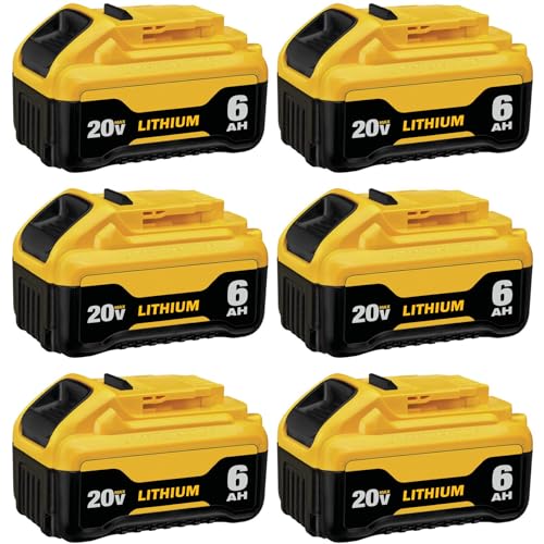 Paquete-de-6-baterías-de-repuesto-LONG-FIT-para-DeWalt-de-20-V-y-6,0-Ah,-compatibles-con-herramientas-eléctricas-inalámbricas-DeWalt-de-20-V.