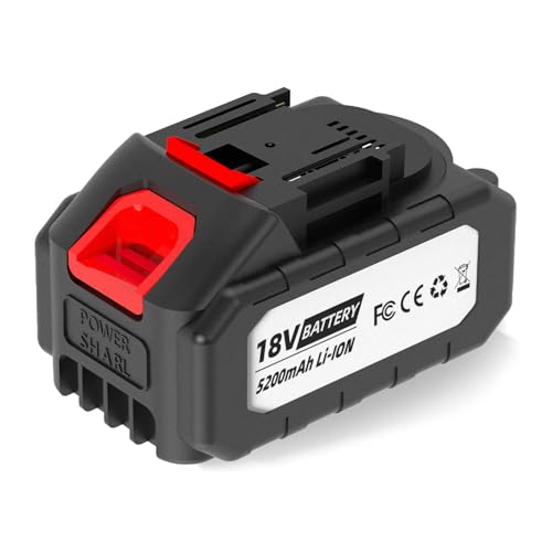 Batería-de-repuesto-de-18-V,-20-V-y-21-V-para-herramientas-eléctricas-inalámbricas-de-5,2-Ah-(solo-batería).-Paquete-de-1.-Compatible-con-BL1860B,-BL1850B,-BL1840B,-BL1830B-y-BL1815B.