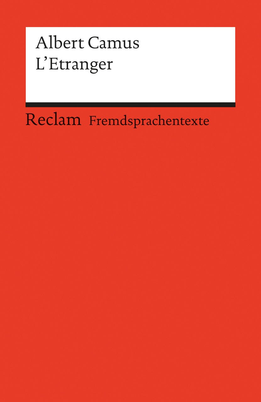 Libro: L' Etranger. ( Fremdsprachentexte). (Lernmaterialien)