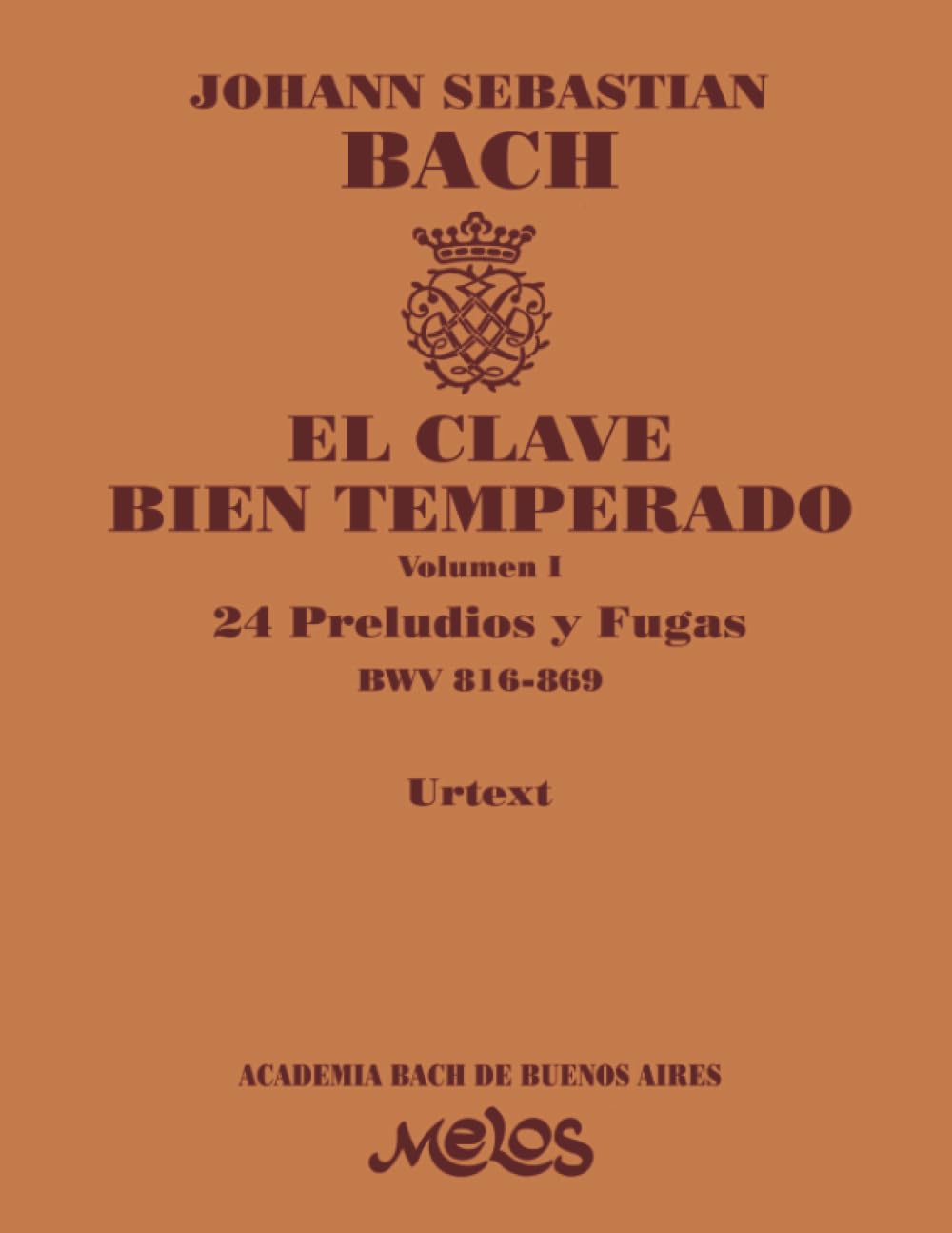 Libro: El clave bien temperado - Volumen 1: 24 Preludios y Fugas - Urtext