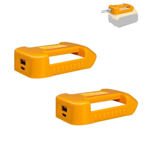 Adaptador-de-cargador-USB-TPDL-de-2-unidades-para-batería-Dewalt-de-20-V,-soporte-para-colgar-y-adaptador-2-en-1,-con-puerto-tipo-C-de-carga-rápida-y-puerto-USB.
