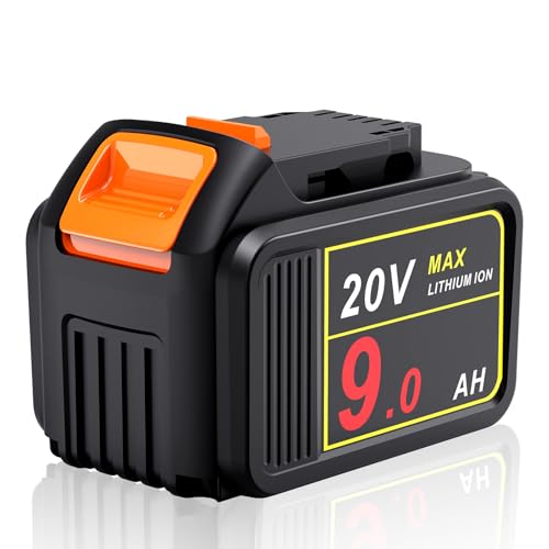 PENGJBATTER-Batería-de-alta-capacidad-de-9.0-Ah-para-reemplazo-de-batería-Dewalt-20V-Max,-baterías-de-20-V-9000-mAh-compatibles-con-herramientas-eléctricas-inalámbricas-Dewalt-DCB206-DCB205-DCB208-y-series-DCF-DCD-DCG-de-20-voltios.