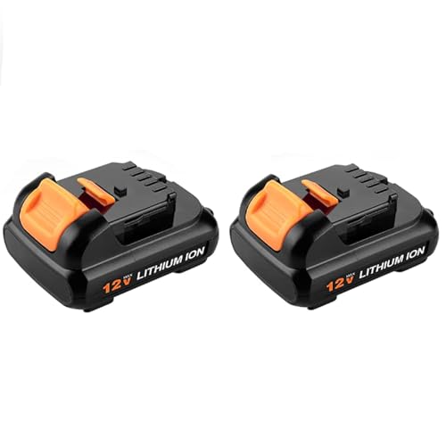 Batería-de-repuesto-AYTXTG-DCB120-(2-unidades,-4,0-Ah,-12-V)-para-DeWalt-12-V-máx.-DCB121-DCB123-DCB122-DCB124-DCB125-DCB127