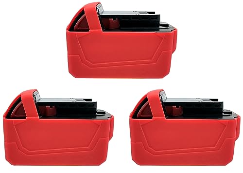 3-fundas-protectoras-de-silicona-para-batería-Milwaukee-M18-3.0,-4.0-y-5.0-(batería-no-incluida)