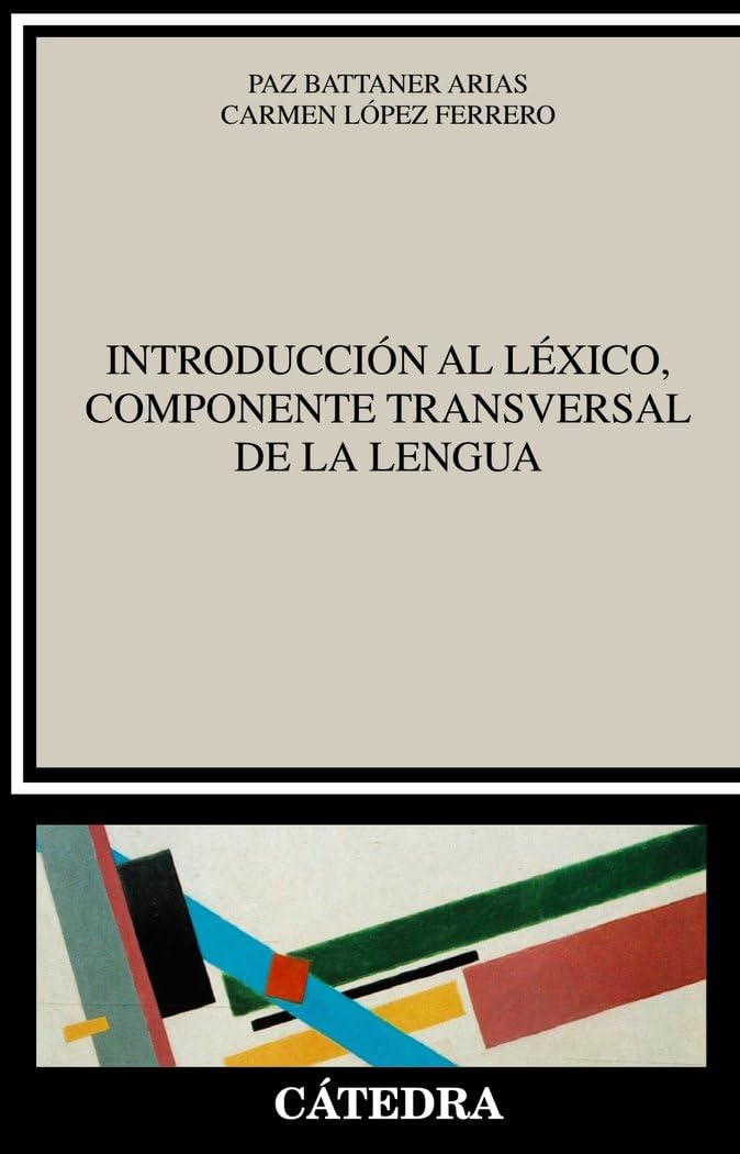 Libro: Introducción al léxico, componente transversal de la lengua