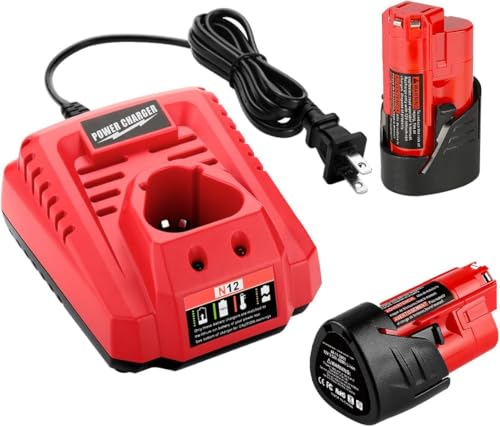Paquete-de-2-baterías-de-litio-de-repuesto-ANTRobut-de-3500-mAh-y-12-V-para-Mil-Waukee-M-12-+-cargador-rápido-para-Mil-Waukee-M-12