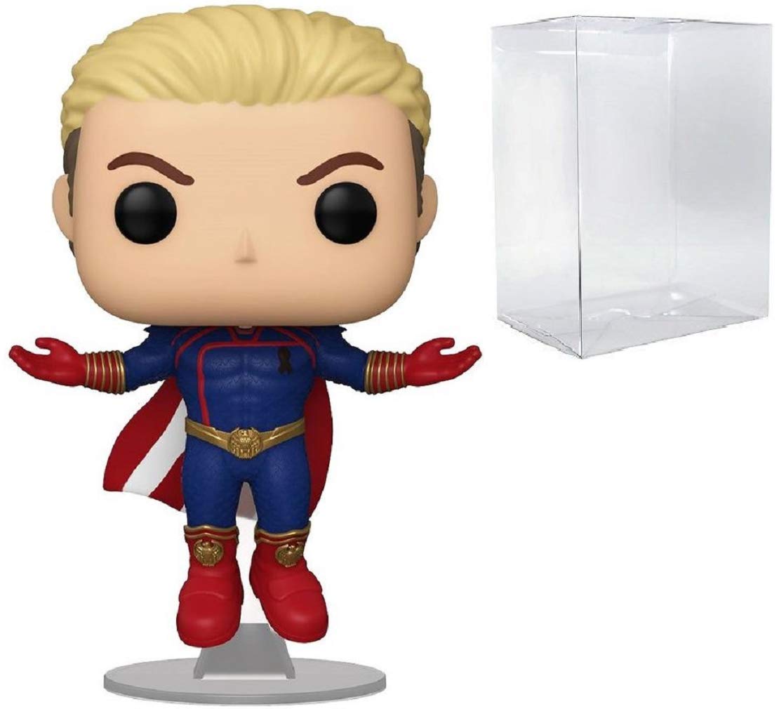 Funko Pop: POP The Boys - Homelander Levitating Funko Pop! Figura de Vinilo (Bundled with Compatible Pop Box Protector Case), Multicolor, 3.75 Pulgadas