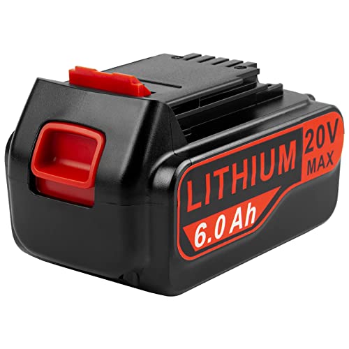 Batería-de-litio-ARyee-de-6,0-Ah-y-20-V-LBXR20-LBX4020-compatible-con-taladros-y-atornilladores-inalámbricos-Black-and-Decker-de-20-V-máx.-LB20-LBX20-LBXR2020-LB2X4020-OPE-LBXR20-OPE