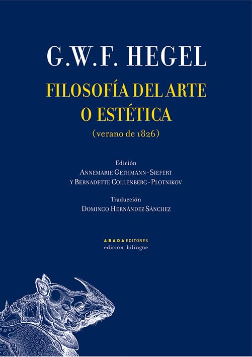 Libro: Filosofía del arte o estética