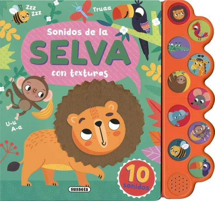 Libro: Sonidos de la selva (Libro para tocar y escuchar)