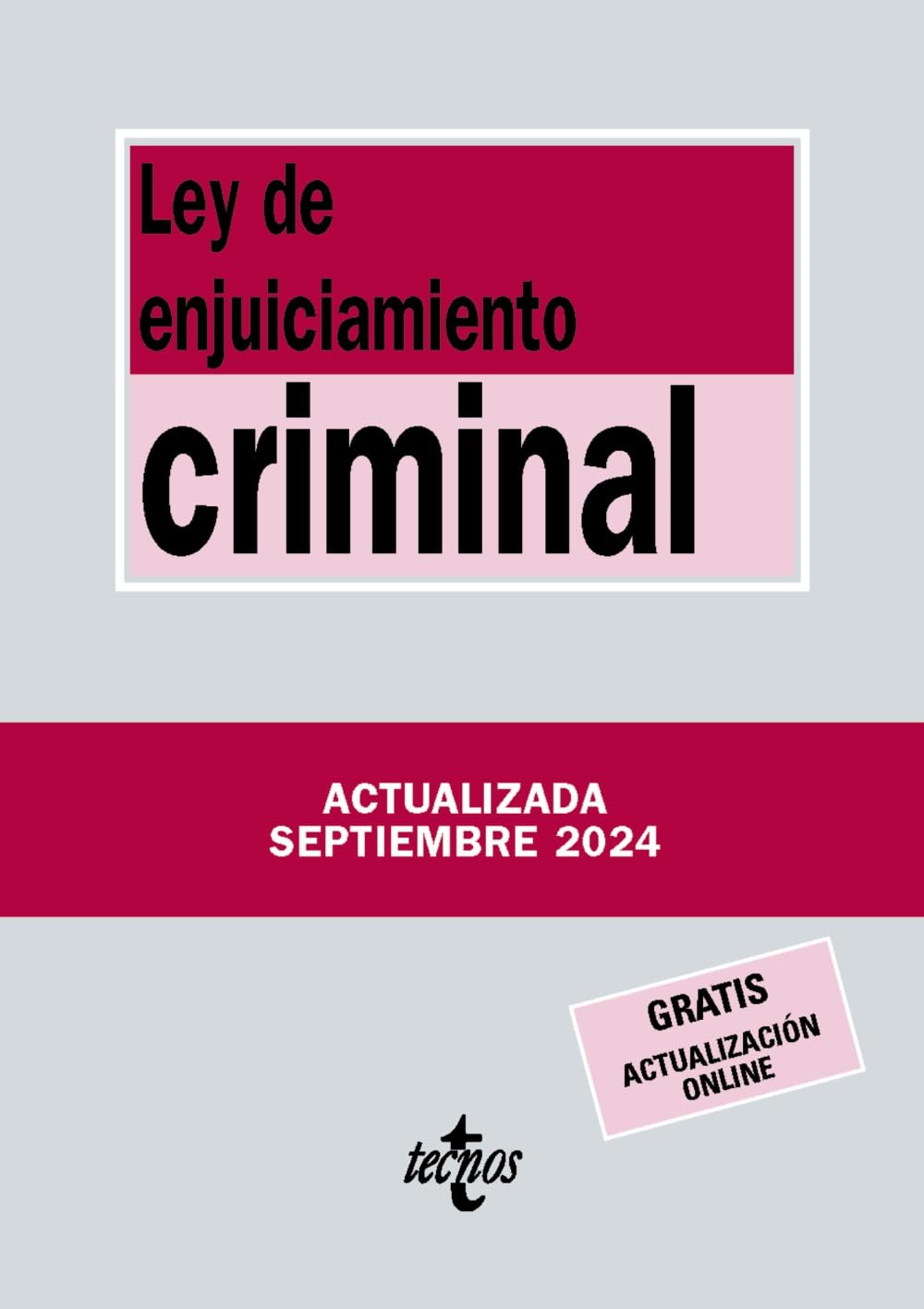 Libro: Ley de Enjuiciamiento Criminal