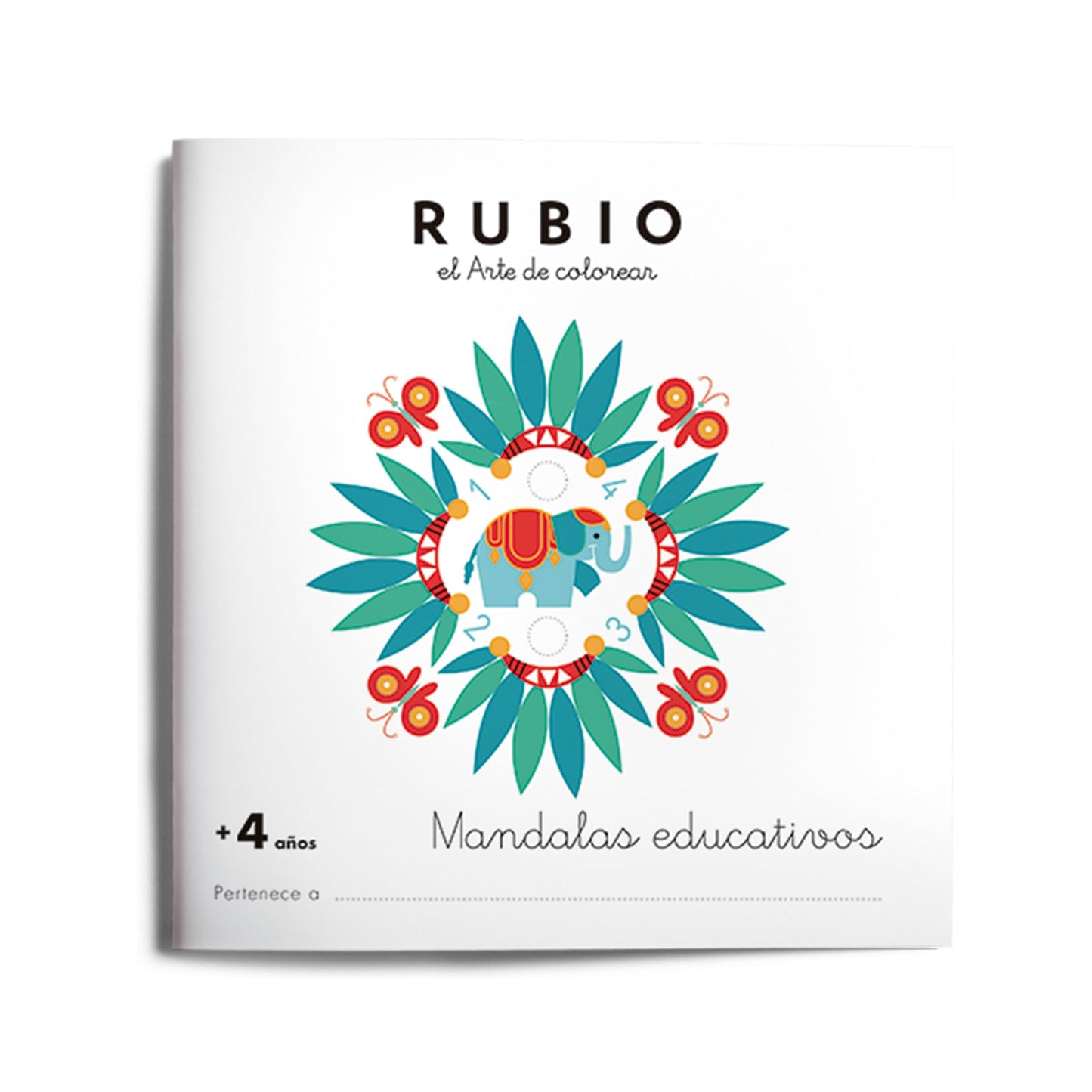 Libro: Mandala educativo +4 años | Mandalas Educativos RUBIO: 2