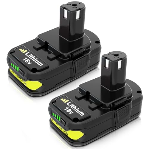 Batería-de-repuesto-Ryobi-P102-P108-de-3600-mAh-(3,6-Ah),-compatible-con-Ryobi-de-18-V,-de-litio,-P103,-P104,-P105,-P107,-P109-y-P122,-compatible-con-herramientas-eléctricas-inalámbricas-de-18-V-(verde).