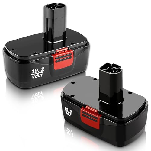 Paquete-de-2-baterías-C3-de-19,2-V-y-3,6-Ah-para-Craftsman-de-19,2-voltios,-compatibles-con-las-herramientas-eléctricas-inalámbricas-DieHard-130279005,-130279003,-130279017,-315.113753,-315.115410,-315.11485,-1323517,-11375-y-11376.